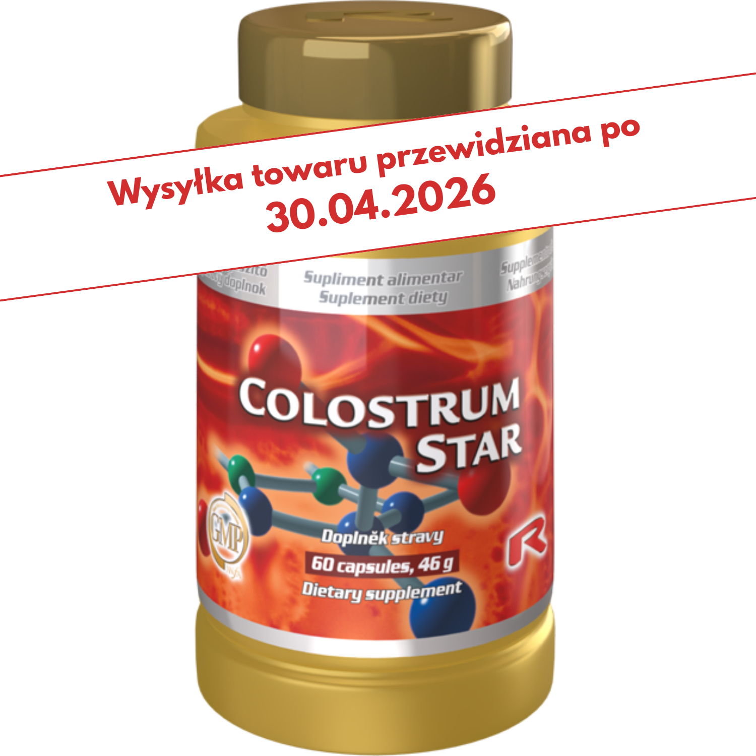 COLOSTRUM STAR, 60 cps - kolostrum, IgG, IgA i IgM