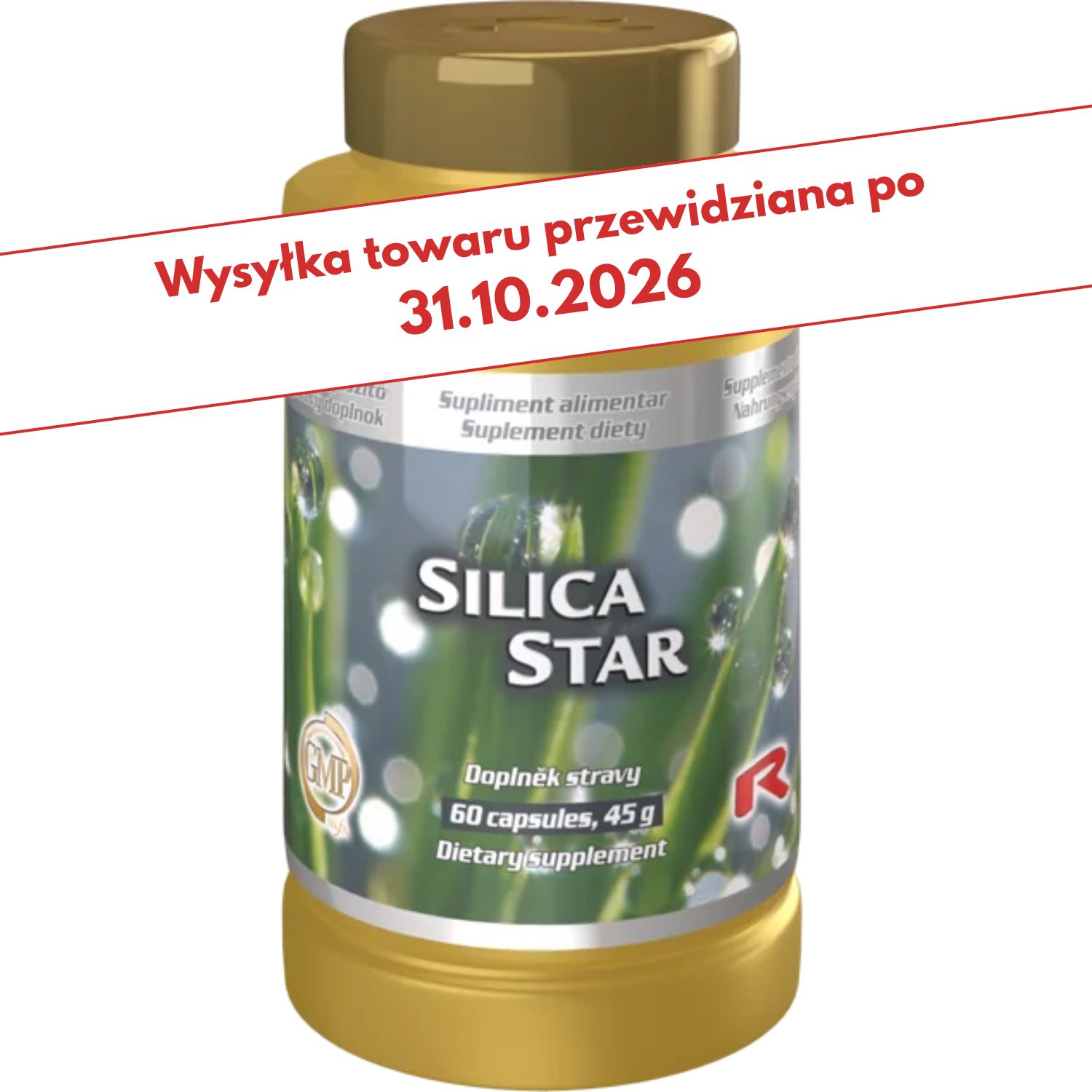 SILICA STAR, 60 cps - skrzyp - źródło krzemu