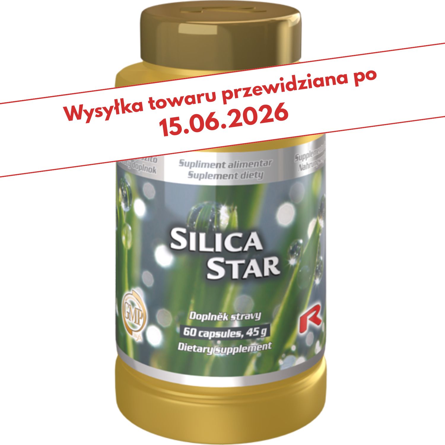 SILICA STAR, 60 cps - skrzyp - źródło krzemu