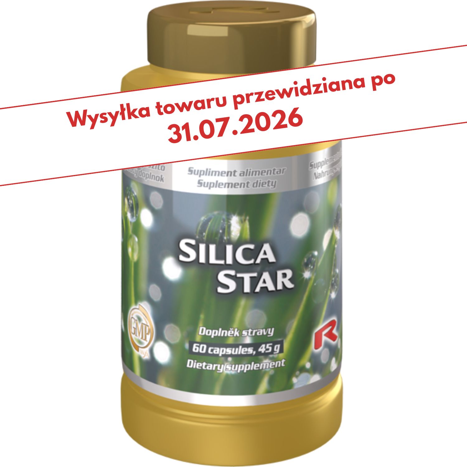 SILICA STAR, 60 cps - skrzyp - źródło krzemu